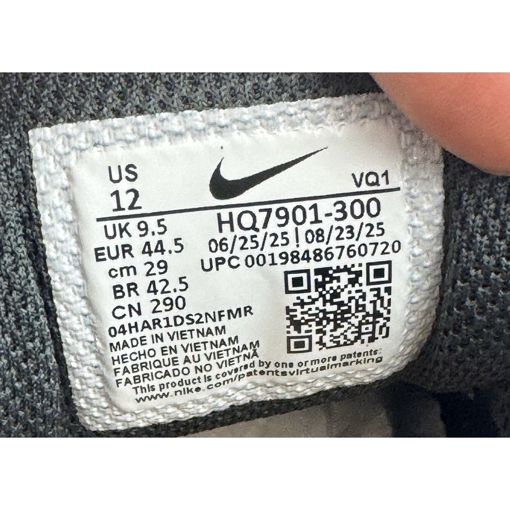 Nike V5 RNR (HQ7901 300) Black / Silver Running Sneaker Women's 12/mens 10.5 - Picture 9 of 9